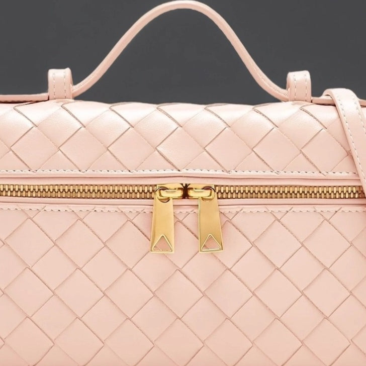 Calfskin Intrecciato Bang Bang Vanity Case Cameo