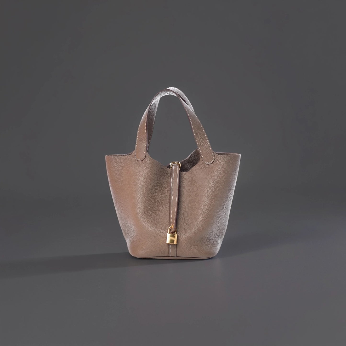 Taurillon Clemence Picotin Lock 22 MM Etoupe