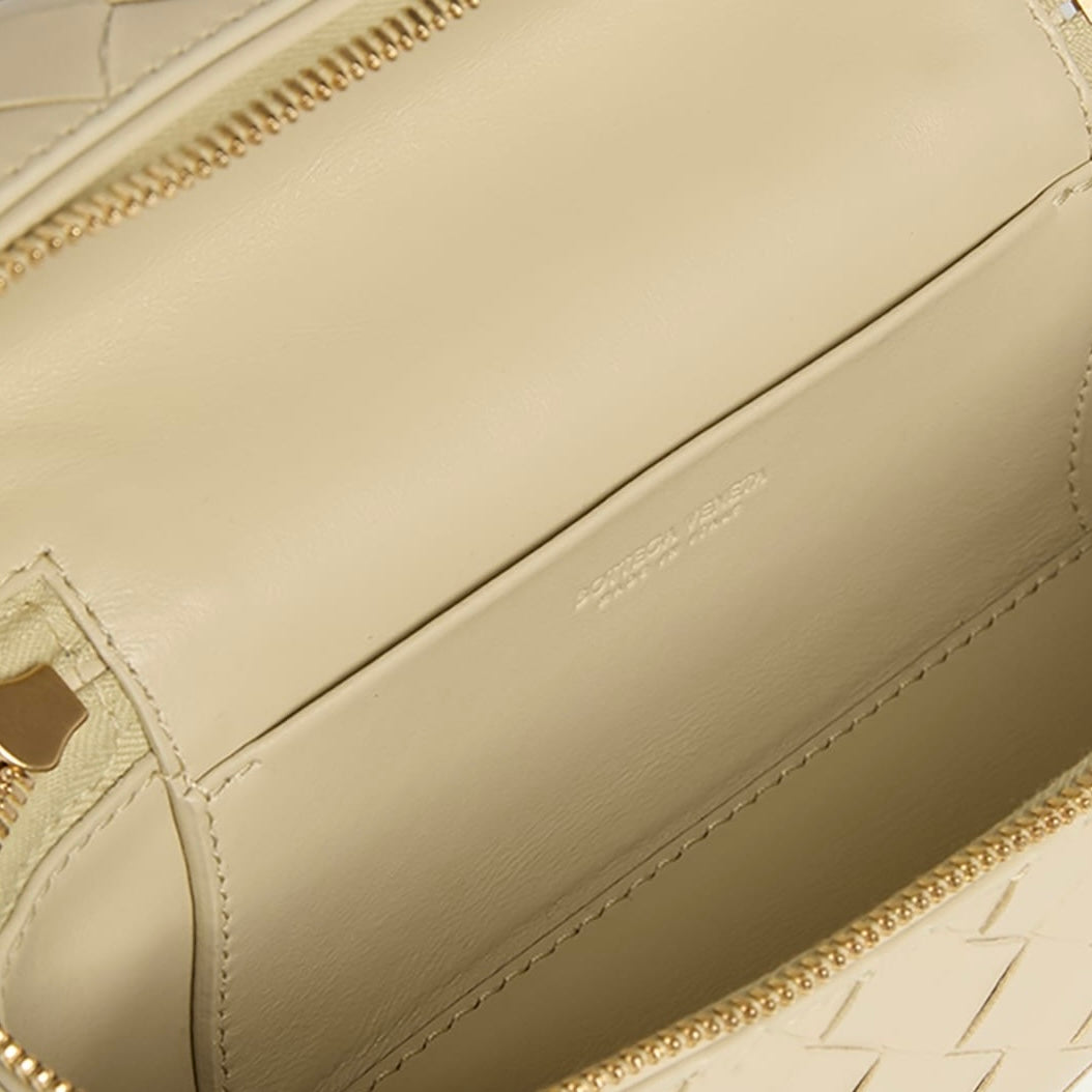 Calfskin Intrecciato Bang Bang Vanity Case Light Beige