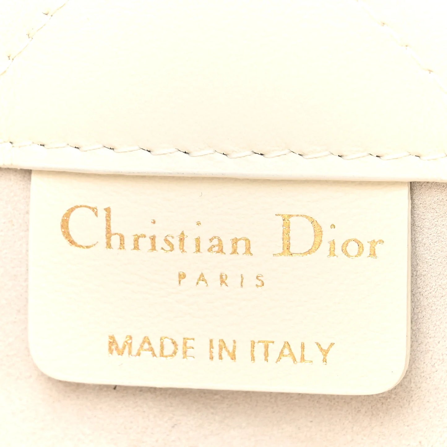 Calfskin Macrocannage Mini Book Tote White