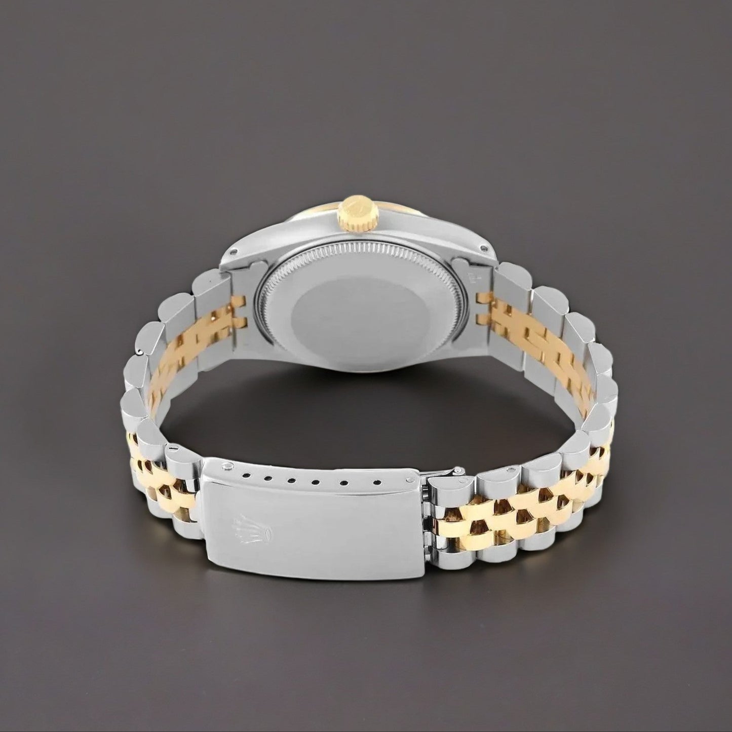 Rolex Datejust 31mm Midsize Steel Yellow Gold Diamond Dial Watch