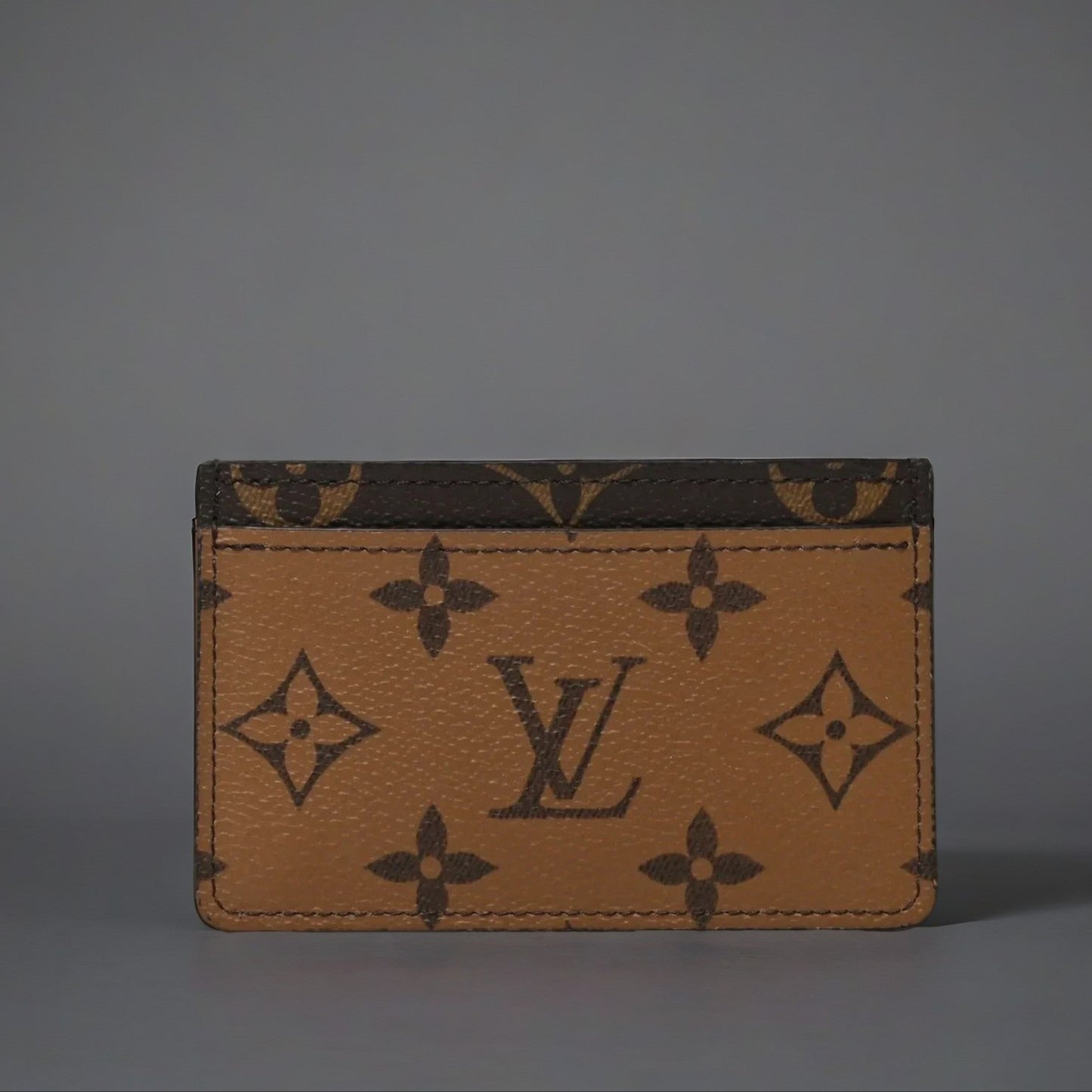 Reverse Monogram Card Holder