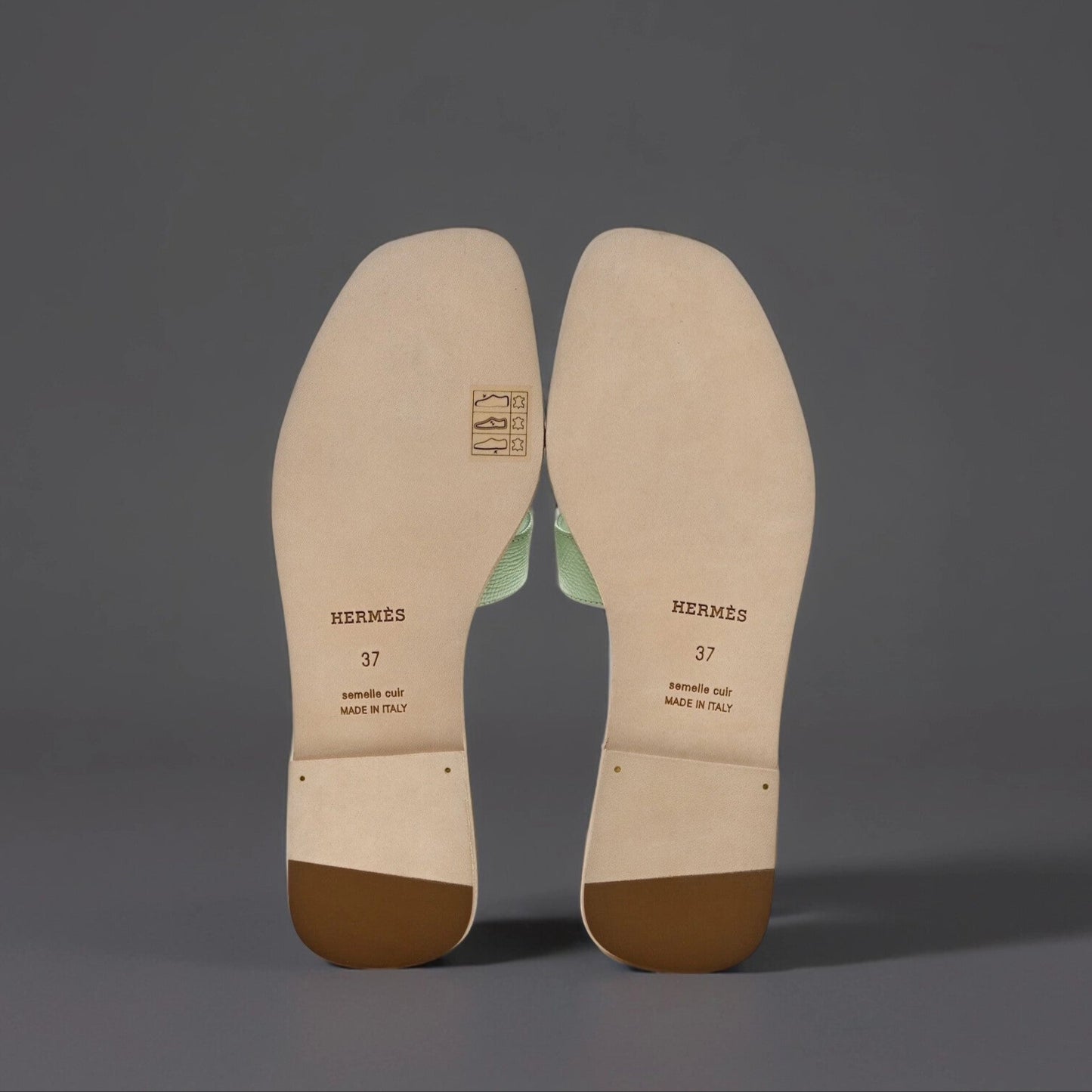 Epsom Oran Sandals 37 Vert Jade