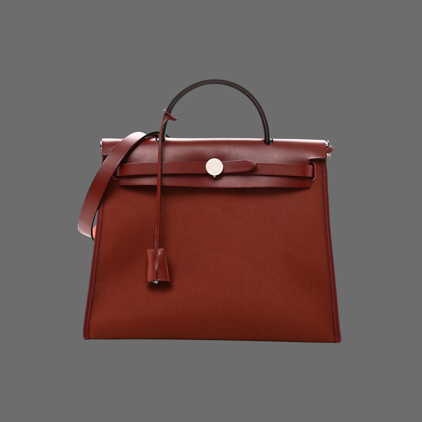 Vache Hunter Toile Herbag Zip 31 PM Rouge H