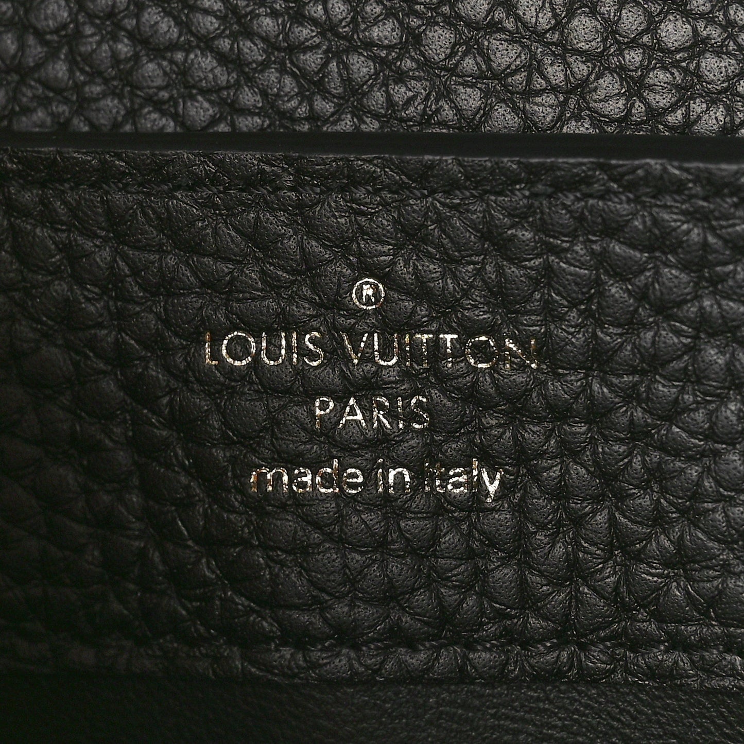 Taurillon Capucines Mini Black