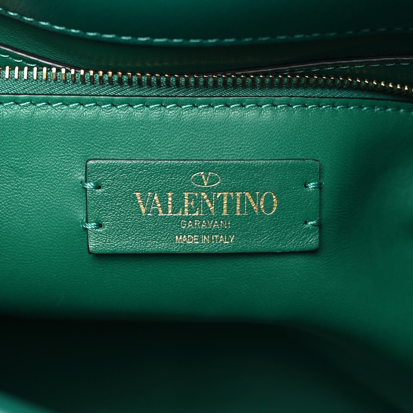 Nappa Large Roman Stud Shoulder Bag Jungle