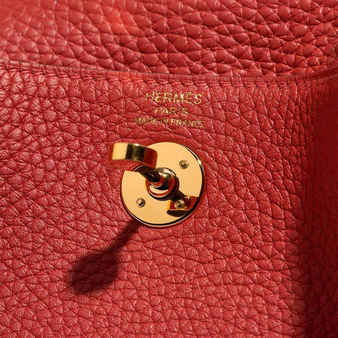Taurillon Clemence Mini Lindy 20 Rouge Radieux