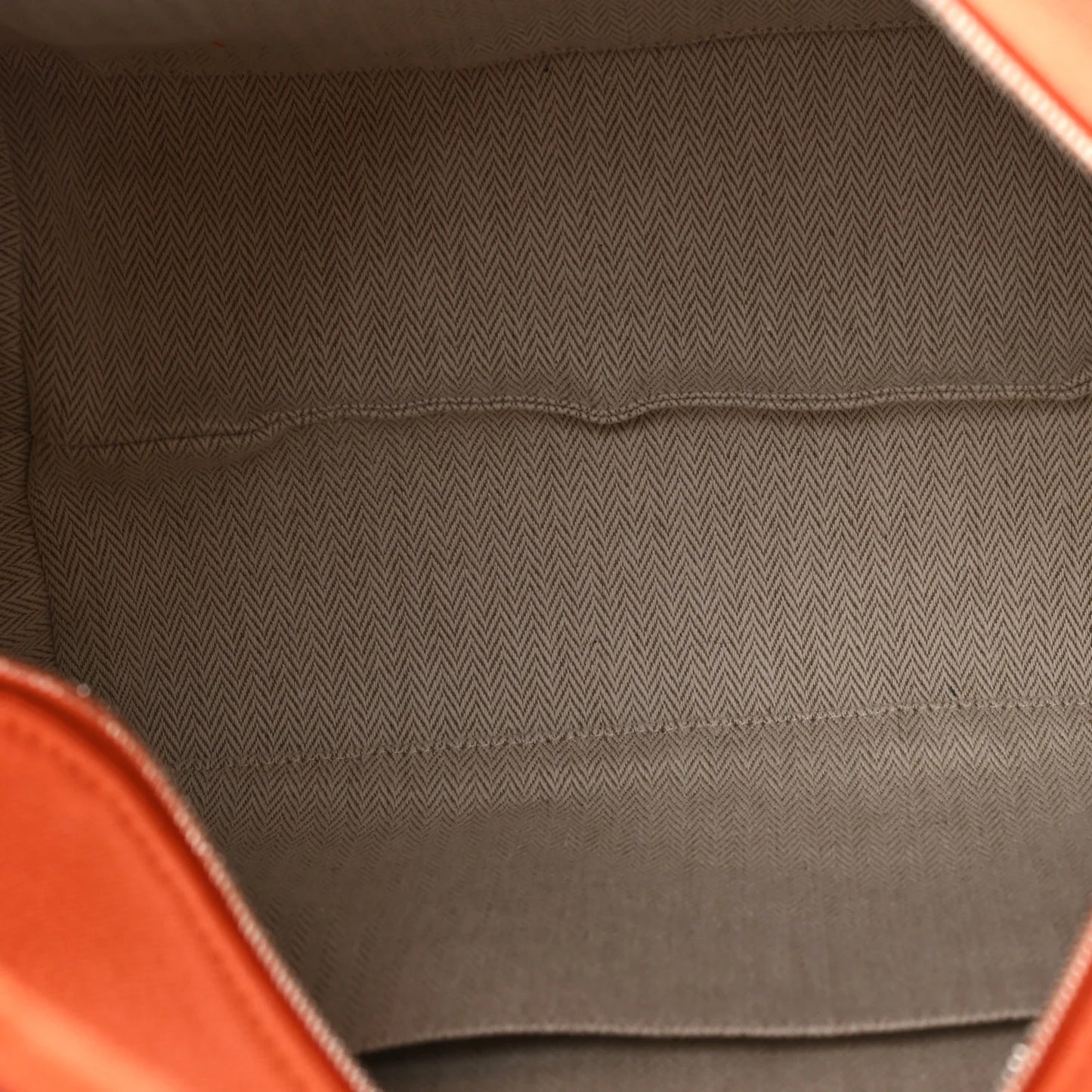 Canvas Large Bride-A-Brac Pouch Orange Feu Burgundy