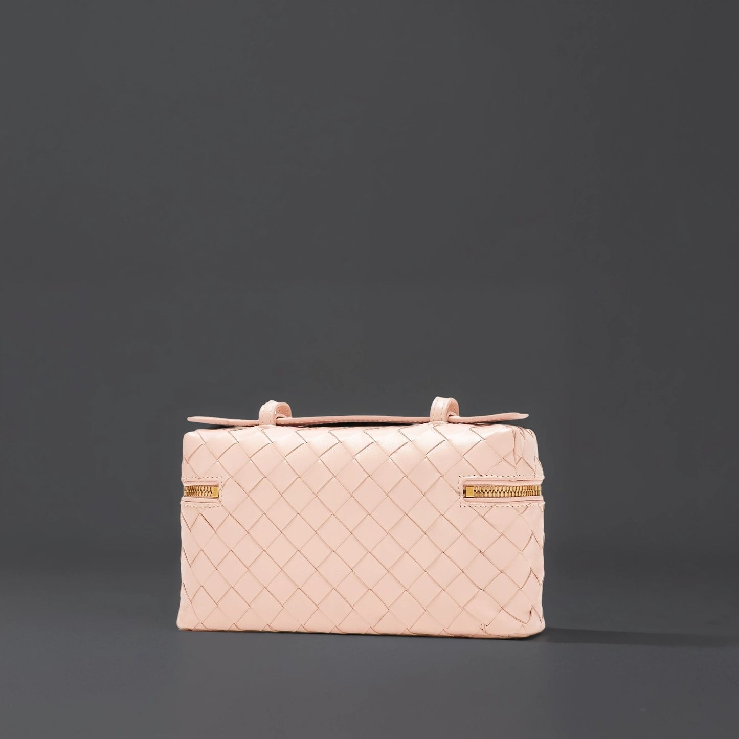 Calfskin Intrecciato Bang Bang Vanity Case Cameo