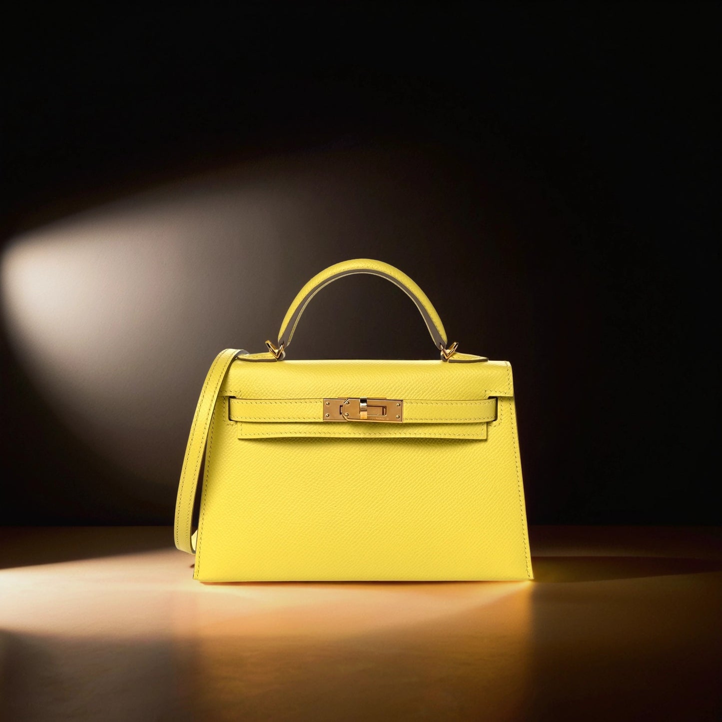 Epsom Mini Kelly Sellier 20 Lime