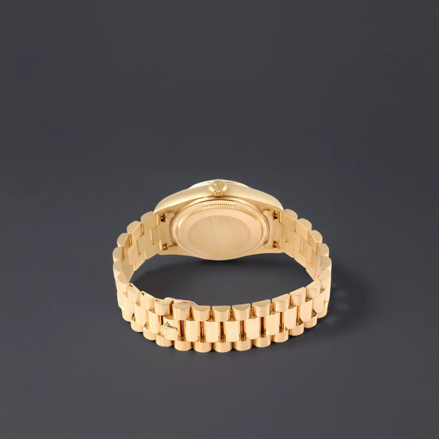 Rolex 36 President Day-Date 18k Yellow Gold Diamond Watch