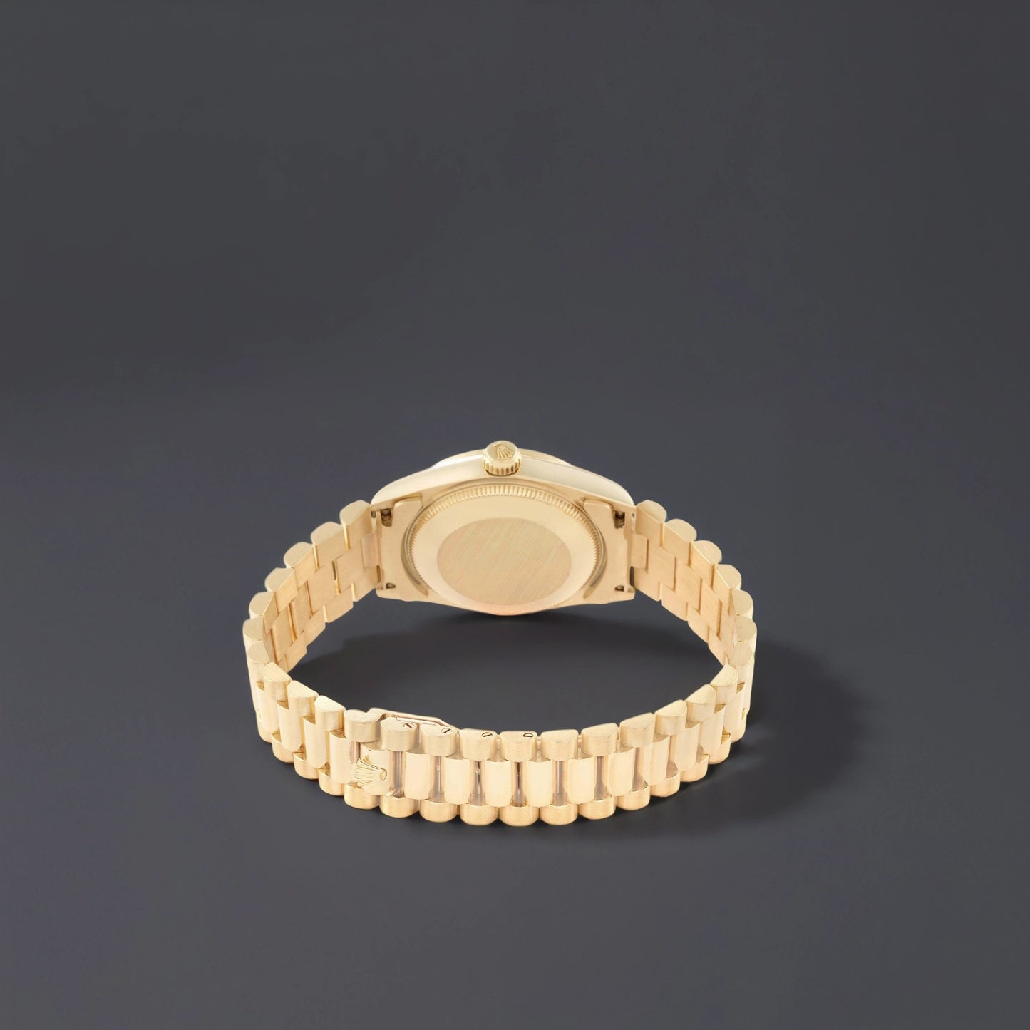 Rolex President Datejust 26 Yellow Gold Anniversary Diamond Dial Ladies Watch