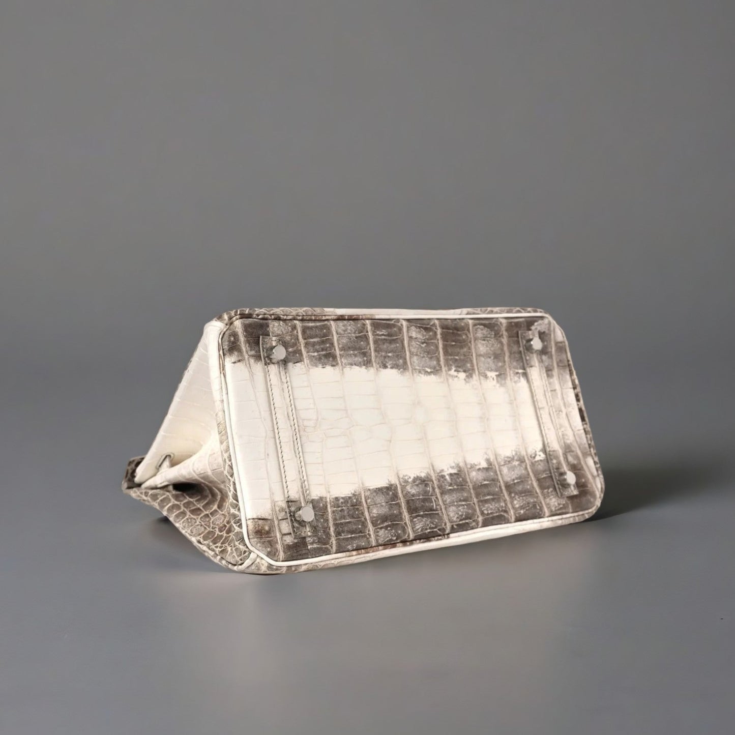 Matte Niloticus Crocodile Himalaya Birkin 30 Blanc