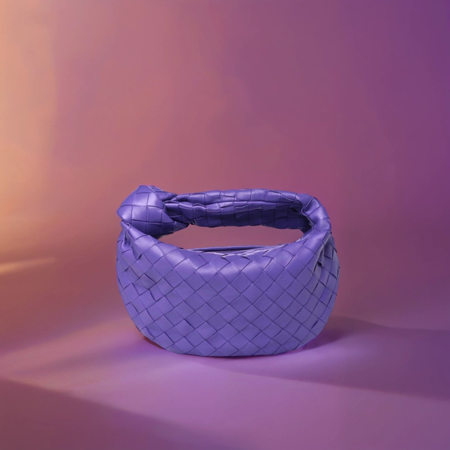 Nappa Intrecciato Mini Jodie Purple