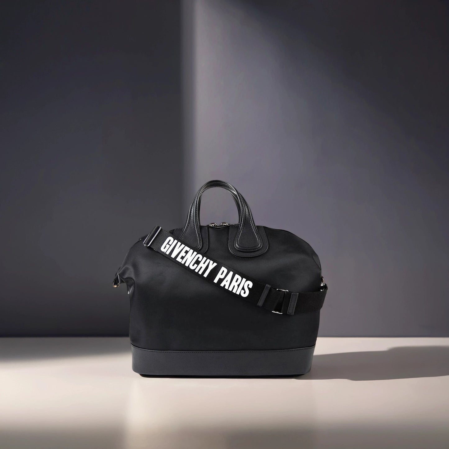 Givenchy Nightingale Small Model Handbag In Black Leather