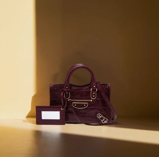 Metallic Edge Nano City bag