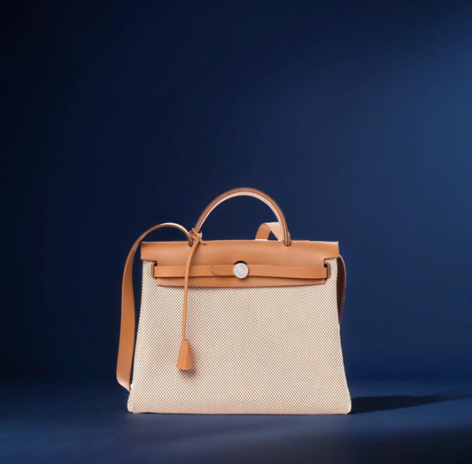 Vache Hunter Criss Viking Herbag Zip Retourne 31 PM Ecru Beige Naturel