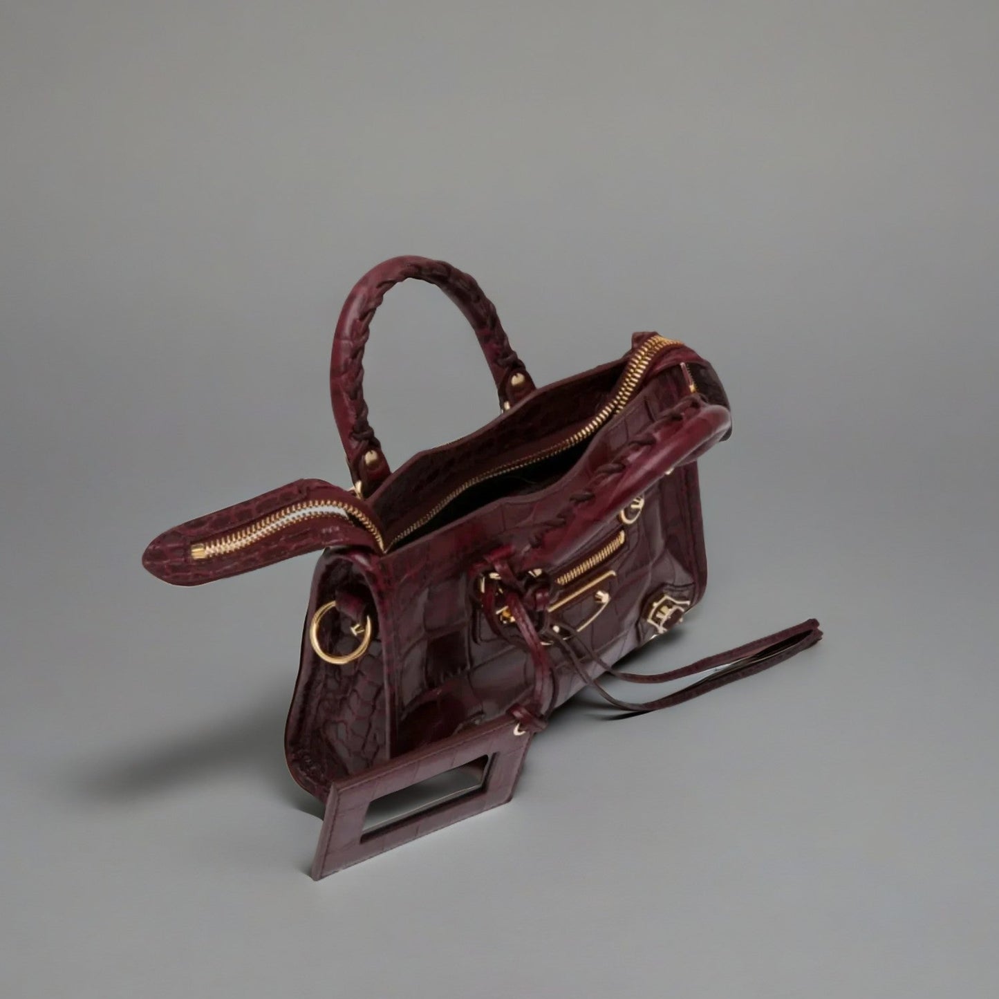 Metallic Edge Nano City bag