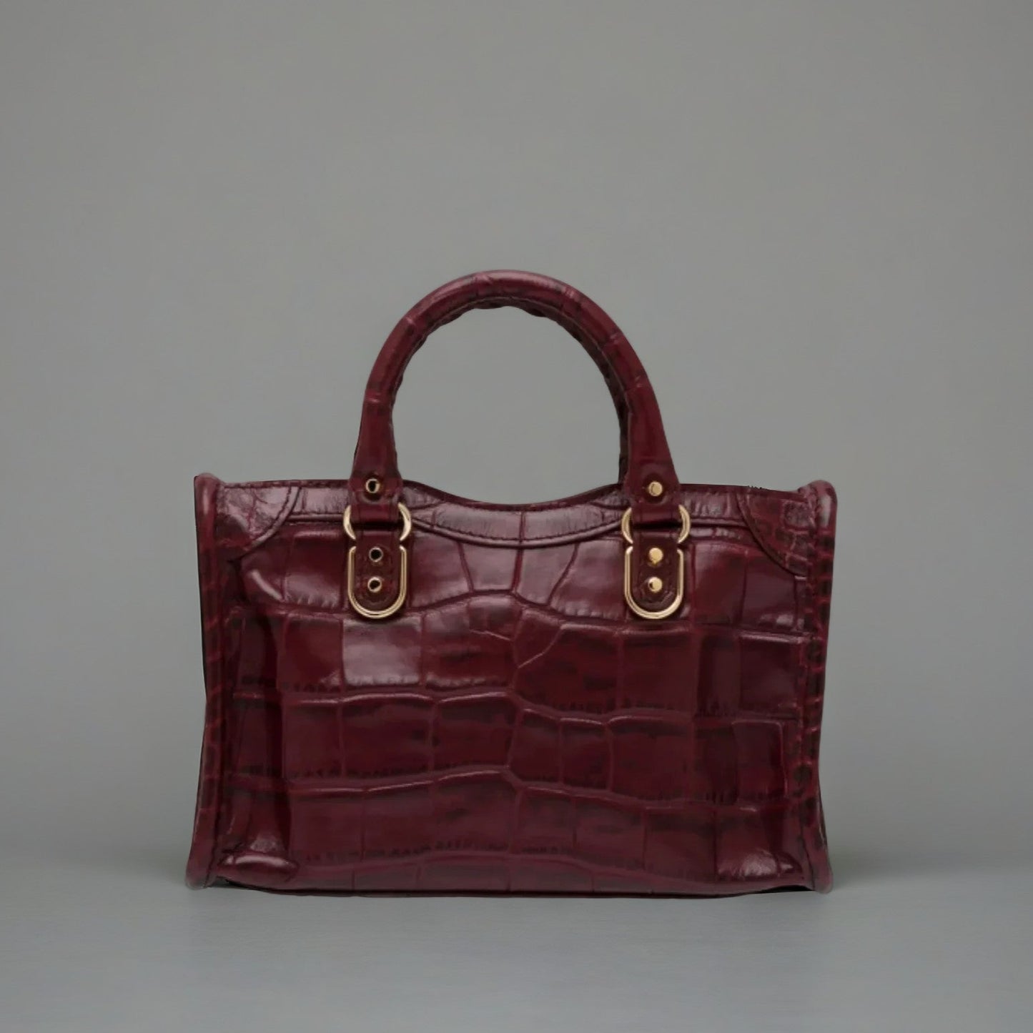 Metallic Edge Nano City bag