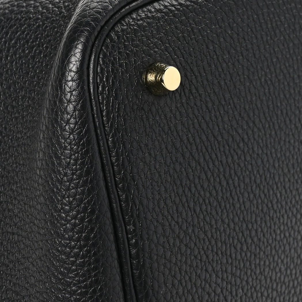 Taurillon Clemence Picotin Lock 22 MM Black