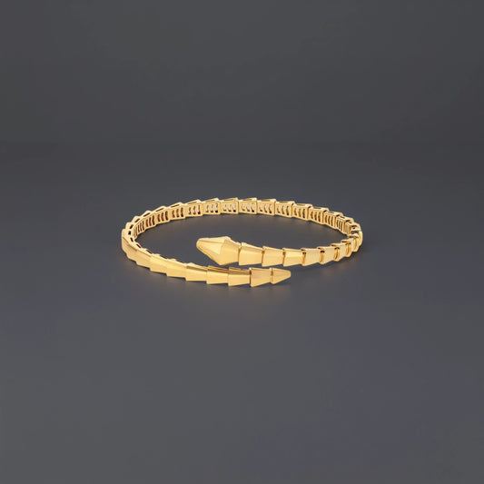 18K Yellow Gold Serpenti Viper Bracelet