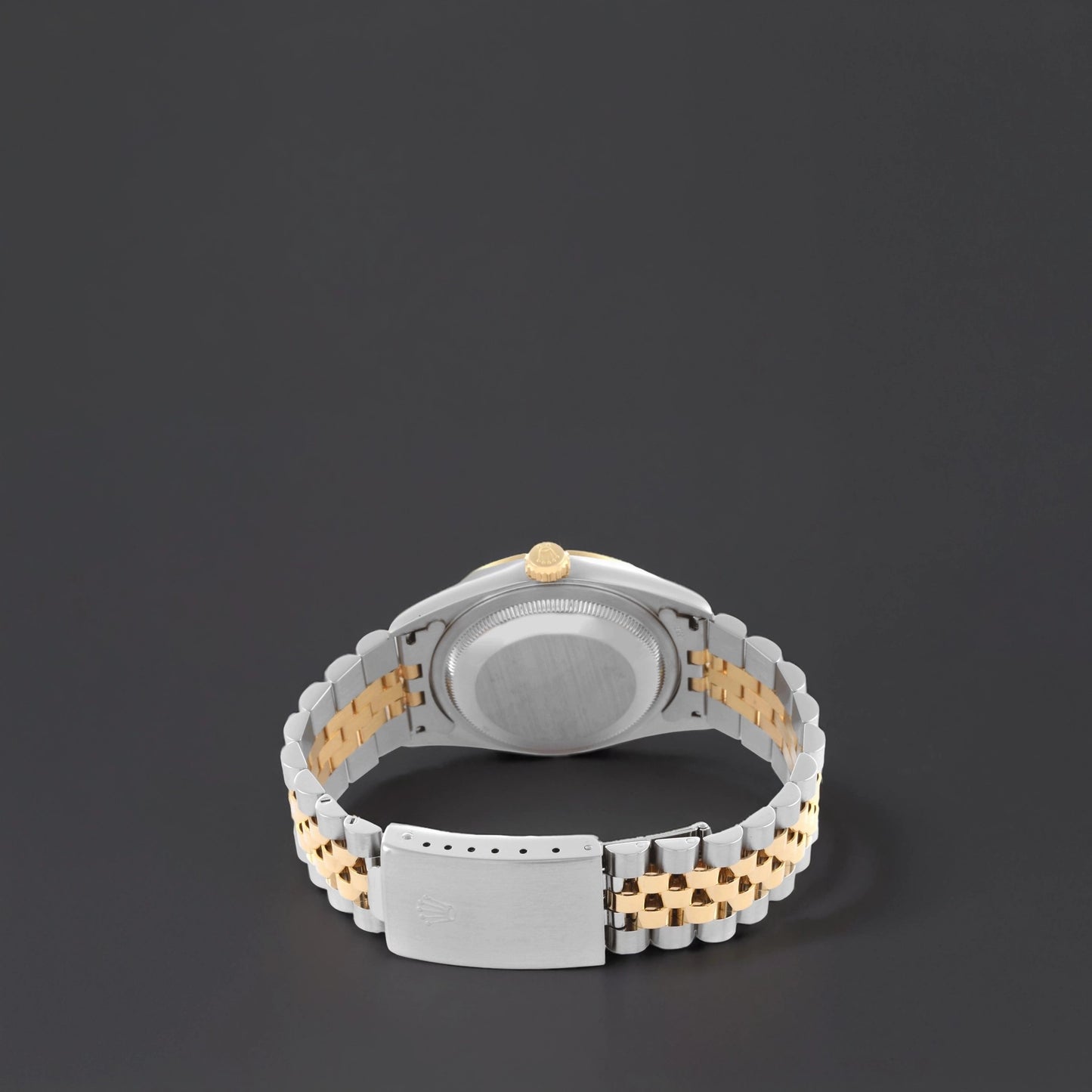 Rolex Datejust 36mm Steel Yellow Gold Slate Diamond Dial Watch