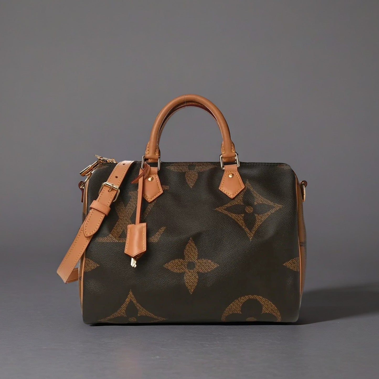 Reverse Monogram Giant Speedy Bandouliere 30