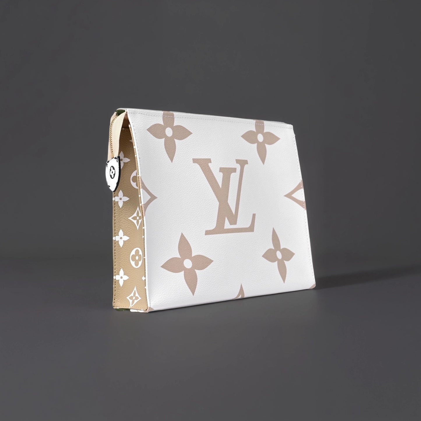 Monogram Giant Toiletry Pouch 26 Kaki