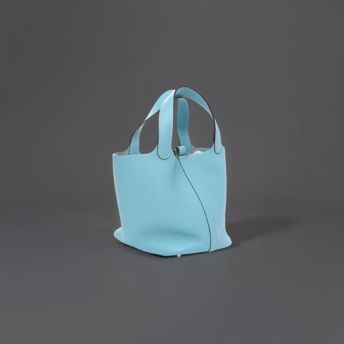 Taurillon Clemence Picotin Lock 18 PM Bleu Atoll