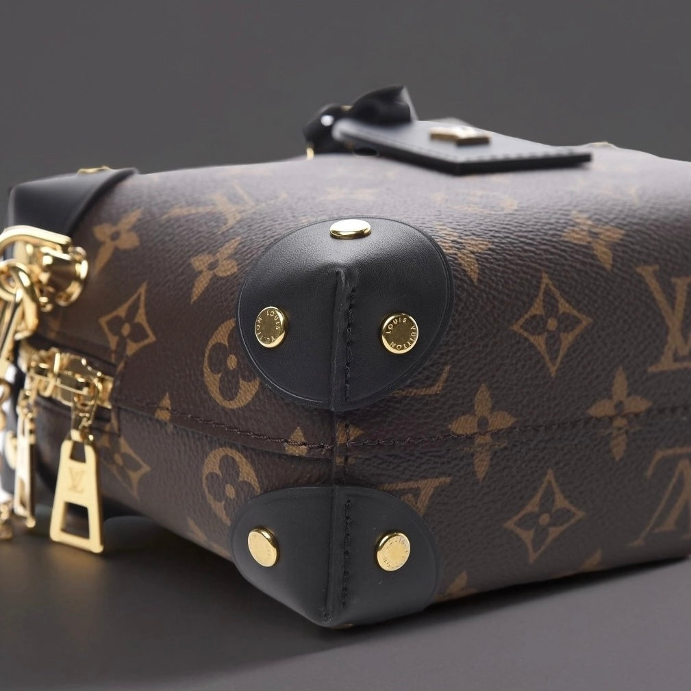 Monogram Petite Malle Souple Black