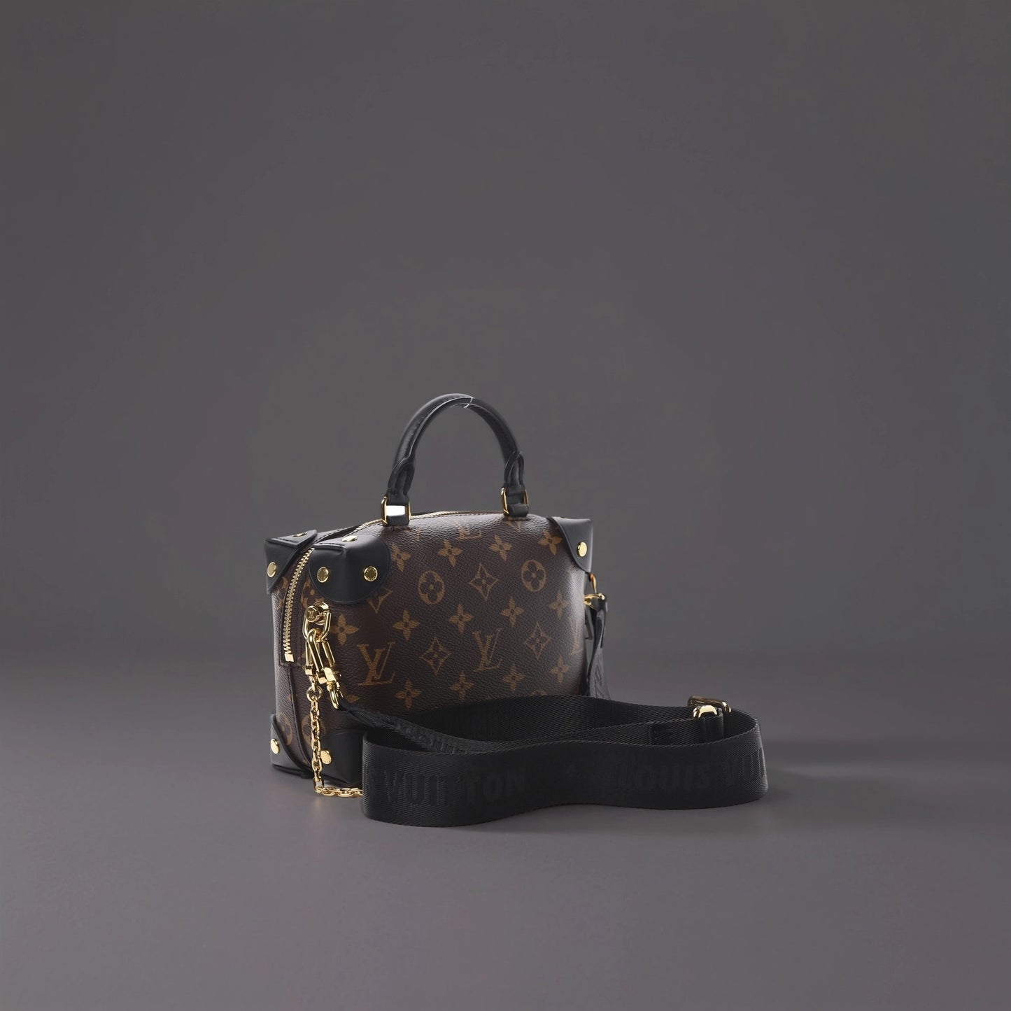 Monogram Petite Malle Souple Black