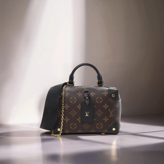 Monogram Petite Malle Souple Black