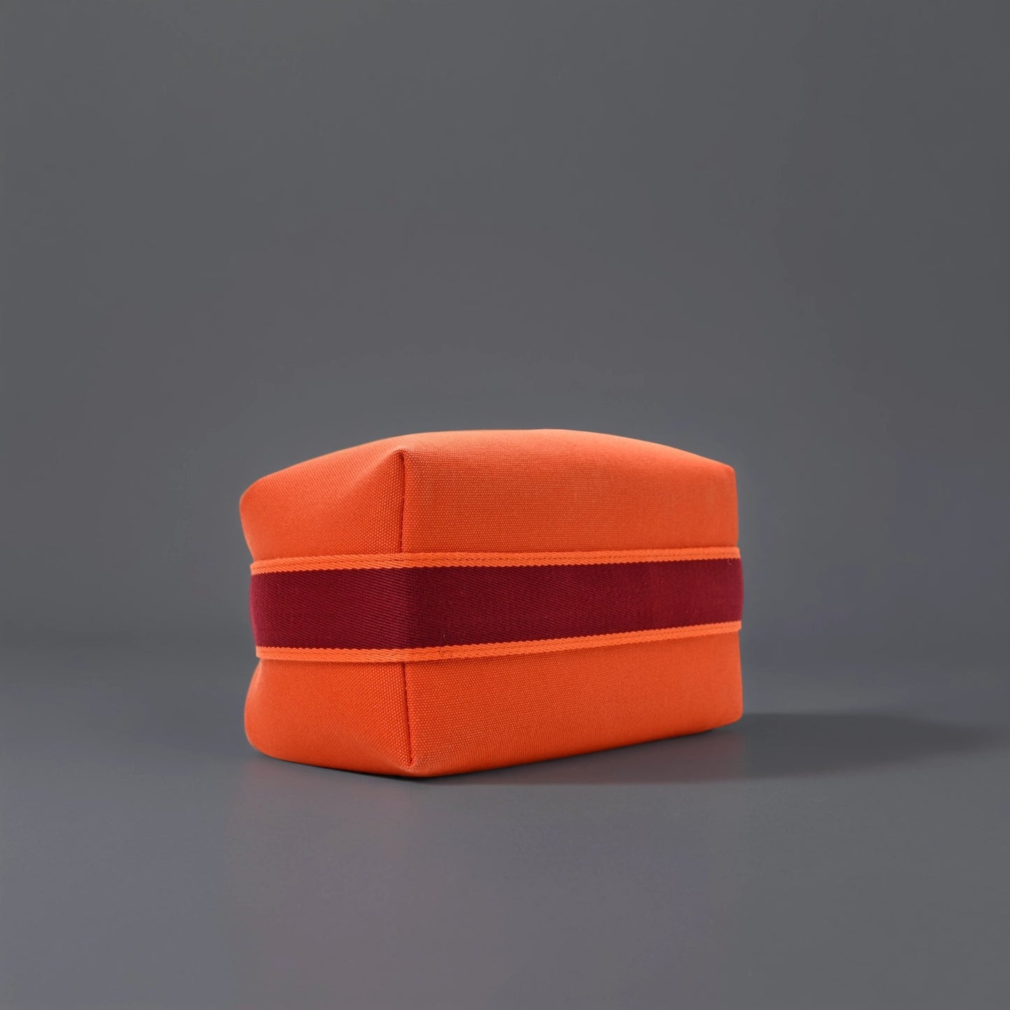 Canvas Small Bride-A-Brac Pouch Orange Burgundy