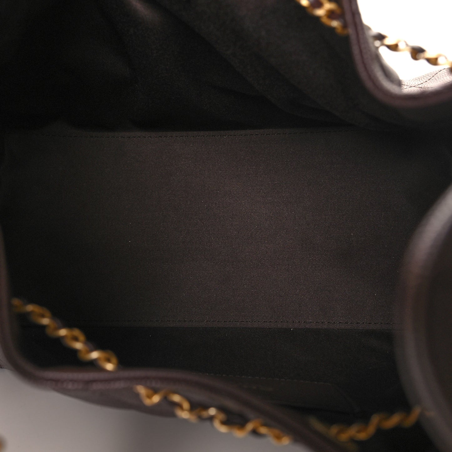 Caviar Quilted Small Chanel 25 Handbag Dark Brown