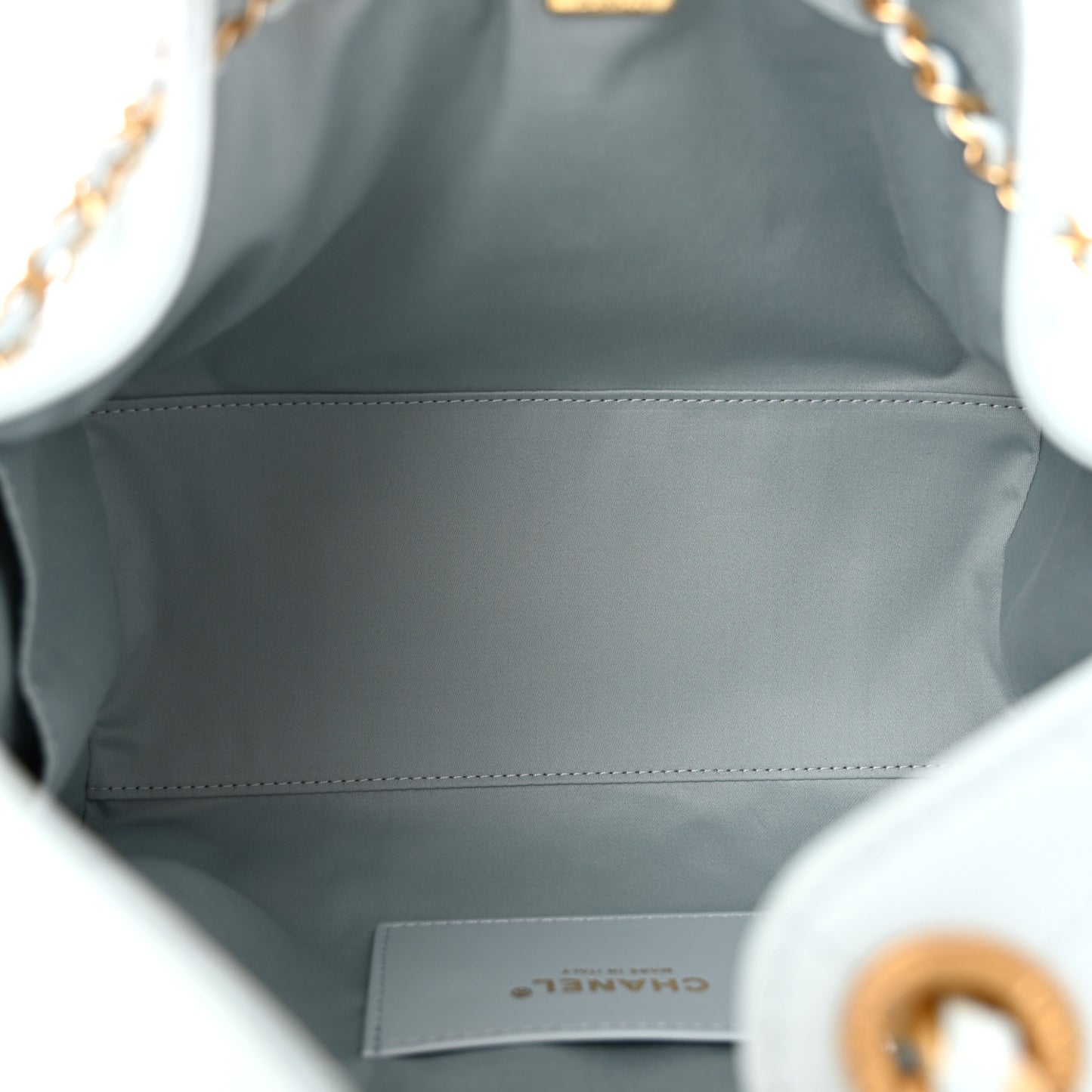 Caviar Quilted Small Chanel 25 Handbag Light Blue