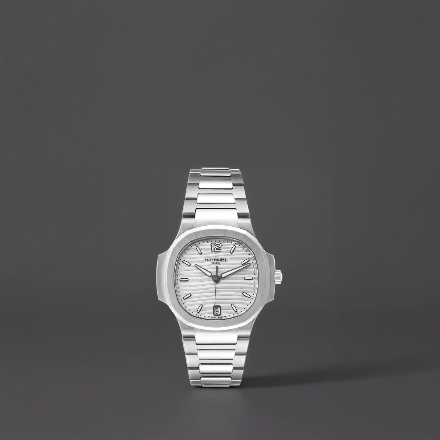Patek Philippe Nautilus Midsize Steel Silver Dial Watch