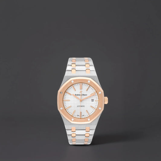 Audemars Piguet Royal Oak Steel Rose Gold Mens Watch