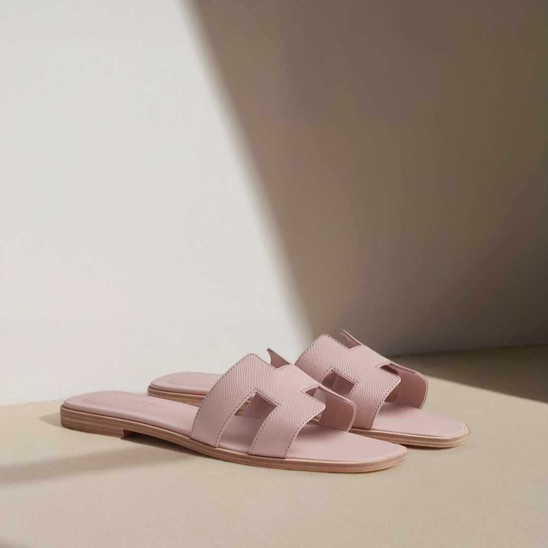 Epsom Oran Sandals 40 Rose Porcelaine