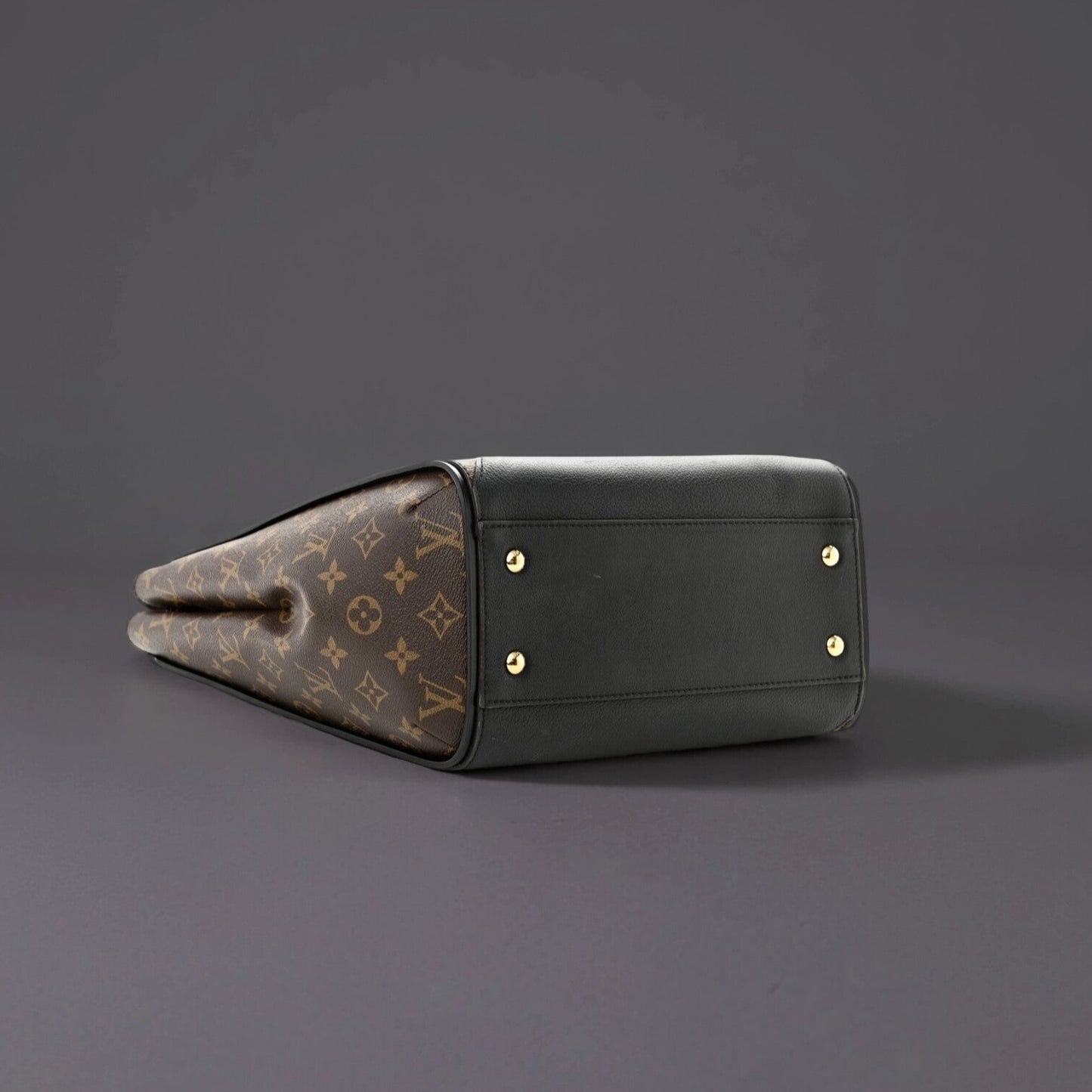 Calfskin Monogram Kimono Tote Black