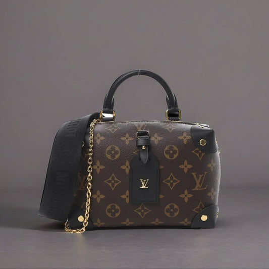 Monogram Petite Malle Souple Black