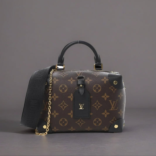 Monogram Petite Malle Souple Black