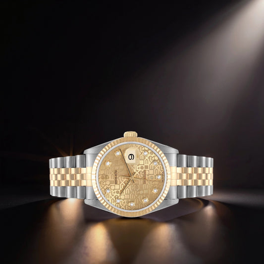 Rolex Datejust 36mm Stainless Steel Yellow Gold Watch
