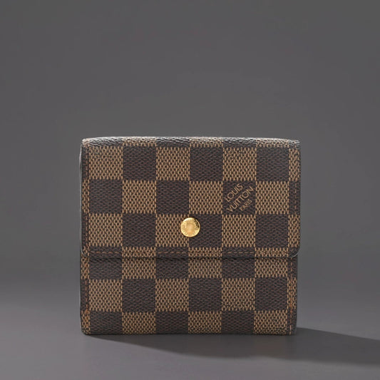 Damier Ebene Elise Wallet