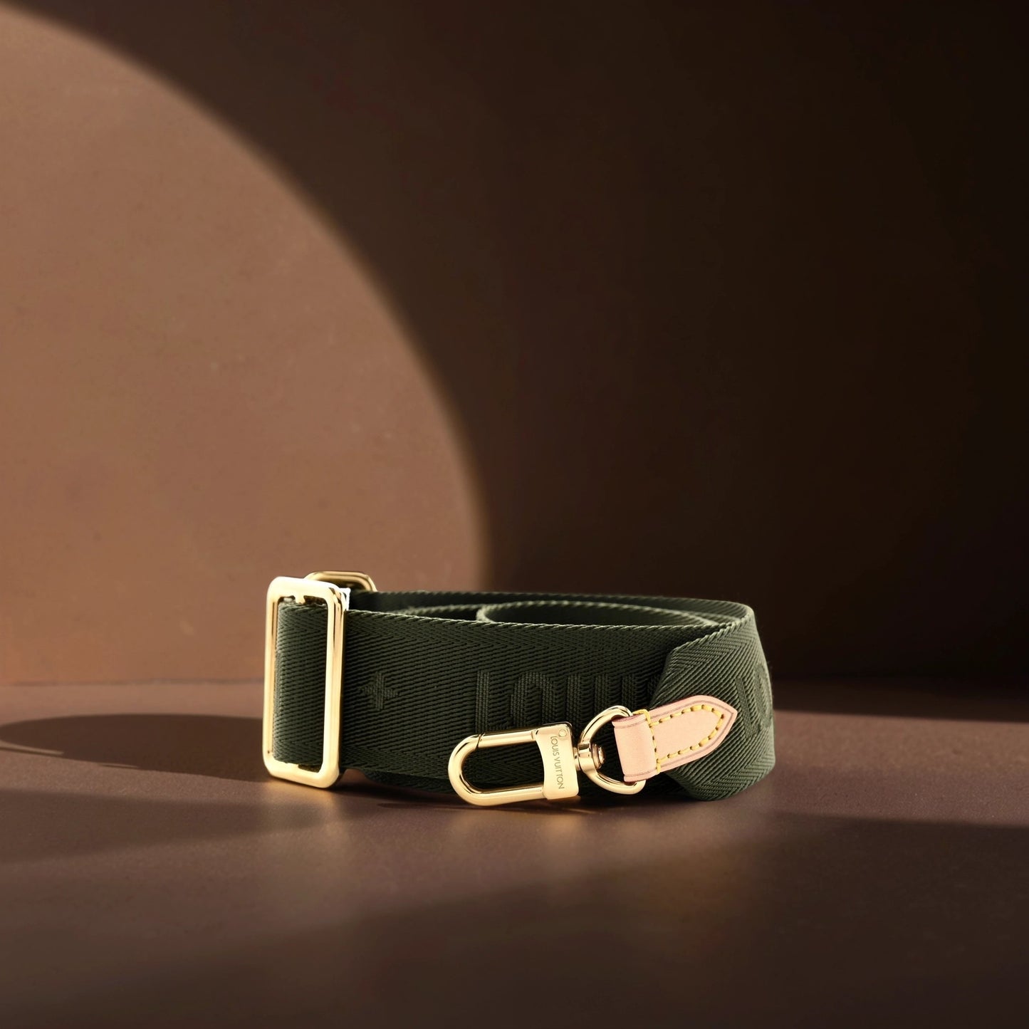 Monogram New Wave Multi Pochette Accessories Shoulder Strap Khaki