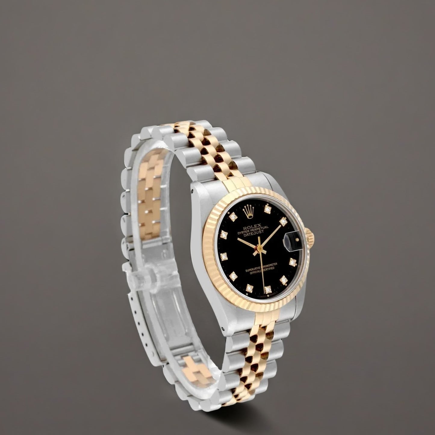 Rolex Datejust 31mm Midsize Diamond Steel Yellow Gold
