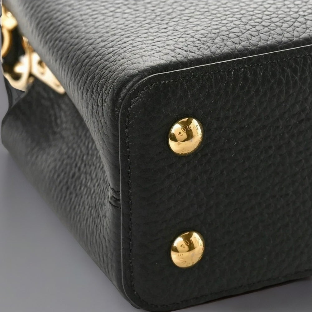 Taurillon Capucines Mini Black