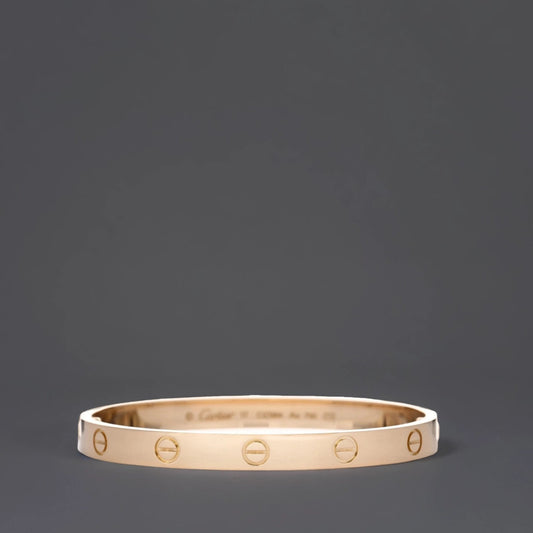 18K Yellow Gold LOVE Bracelet 17