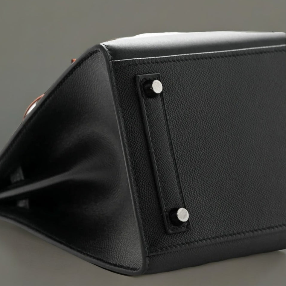 Madame Calfskin Matte Alligator Swift Faubourg Midnight Birkin Sellier 20 Black