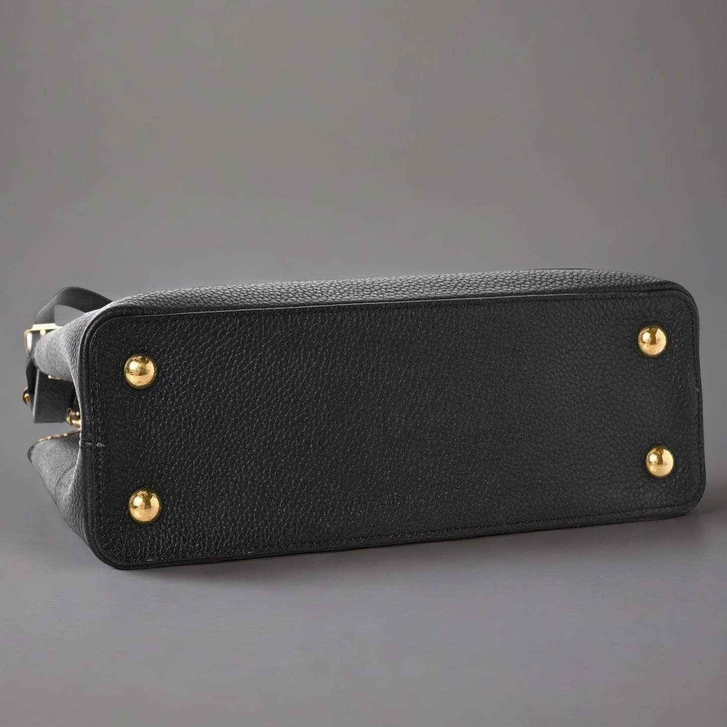 Taurillon Embellished Flower Crown Capucines MM Black