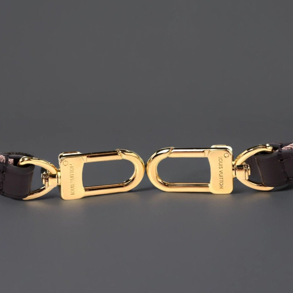 Jacquard Speedy Bandouliere 20 Shoulder Strap Beige Brown